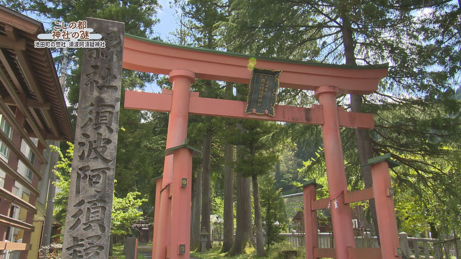 【合田道人　こしの都神社の謎】池田町の惣社　須波阿須疑神社